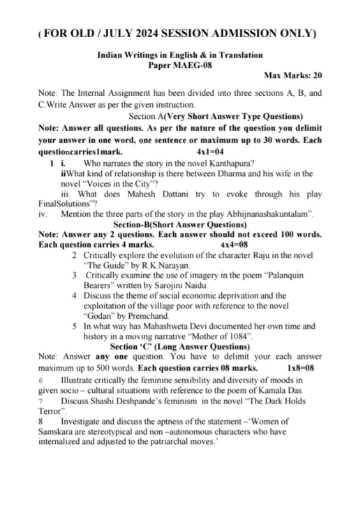 VMOU MAEG-08 ASSIGNMENT SOLUTION PDF 2024-25