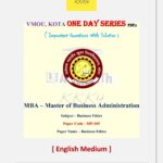 VMOU MP-105 ONE DAY SERIES PDF (VMOU ONE WEEK PDF) MP-105/Business Ethics